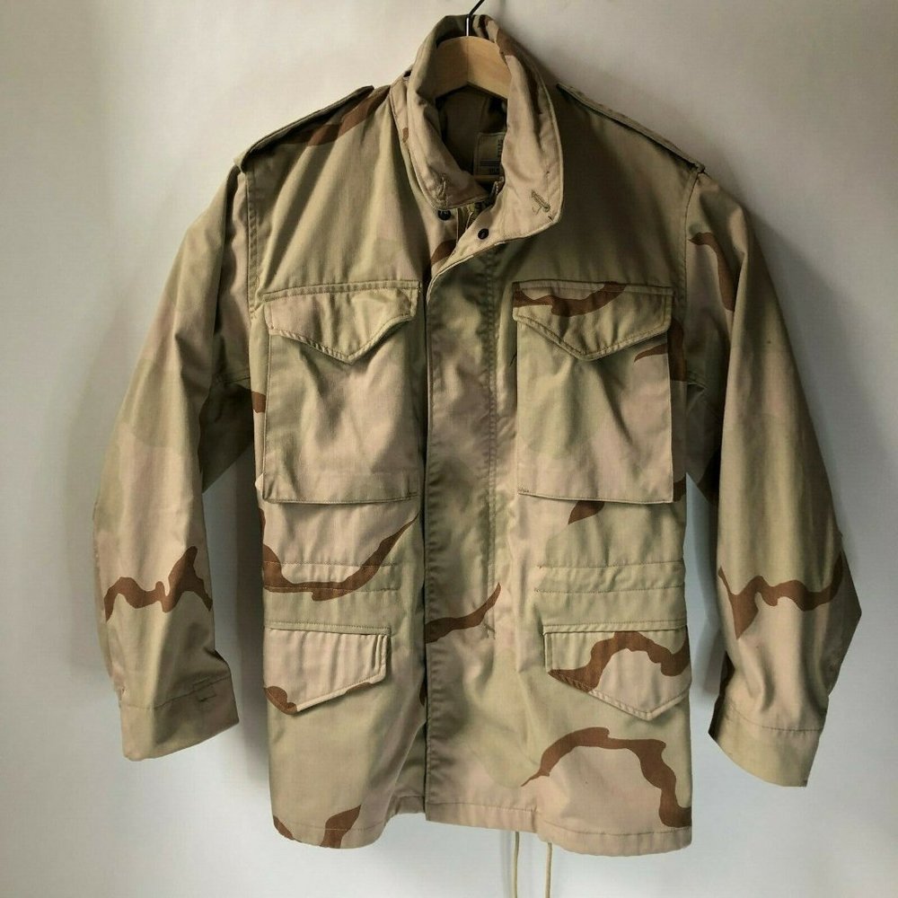 Alpha Industries Field Coat M-65 Jacket Sand Camo